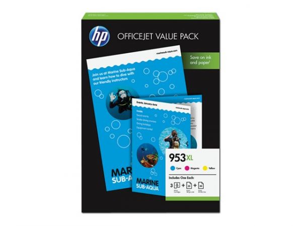 HP 953XL Office Value Pack - ref: 1CC21AE Consommables pour