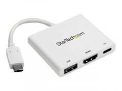 StarTech.com Adaptateur multiport USB-C vers HDMI avec Power Delivery et port USB-A