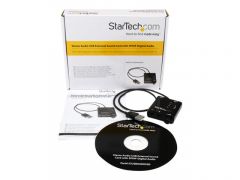 StarTech.com Carte Son Externe USB avec sortie SPDIF Audio Numérique