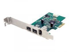 StarTech.com Carte Adaptateur PCI Express vers 3 Ports FireWire