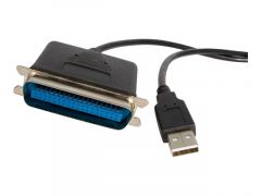 StarTech.com Câble Adaptateur de 1.80m USB vers 1 Port Parallèle pour Imprimante
