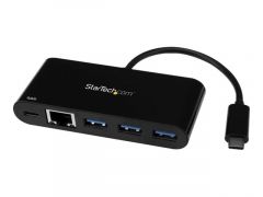 StarTech.com Adaptateur USB-C vers Gigabit Ethernet avec hub USB 3.0 à 3 ports et USB Power Delivery