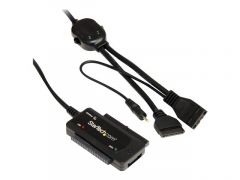 StarTech.com Câble adaptateur / Convertisseur USB 2.0 vers SATA / IDE pour disque dur / HDD et SSD de 2,5 ou 3,5 pouces