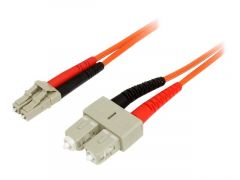 StarTech.com Câble patch à fibre optique duplex 50/125 multimode 1 m LC