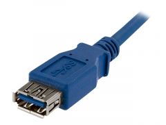 StarTech.com Câble d'extension bleu SuperSpeed USB 3.0 A vers A 1 m