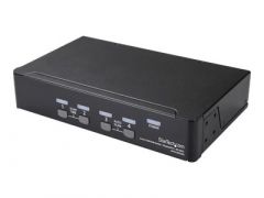 StarTech.com Switch KVM DisplayPort 4K 60 Hz à 4 ports avec hub USB 2.0 intégré