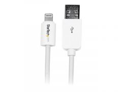 StarTech.com Câble Apple® Lightning vers USB pour iPhone, iPod, iPad 3 m Blanc