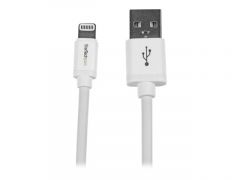 StarTech.com Câble Apple® Lightning vers USB pour iPhone, iPod, iPad 2 m Blanc