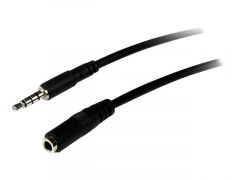 StarTech.com Câble d'extension de casque TRRS 4 positions 3,5 mm de 2 m - M/F