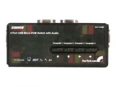 StarTech.com Switch KVM USB VGA à 4 ports avec câbles