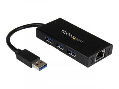 StarTech.com Hub USB 3.0 portable à 3 ports avec câble intégré
