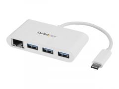 StarTech.com USB C vers Ethernet avec hub USB à 3 ports
