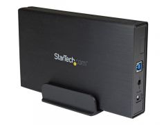 StarTech.com Boîtier Externe pour Disque Dur 3.5" SATA III sur port USB 3.0 avec Support UASP en Aluminum coloris Noir
