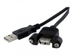StarTech.com Câble USB 2.0 à montage sur panneau de 30cm