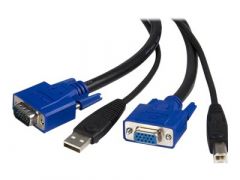 StarTech.com Câble pour Switch KVM VGA avec USB 2 en 1
