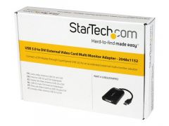 StarTech.com Adaptateur vidéo multi-écrans USB 3.0 vers DVI-I ou VGA